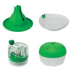 00482 Casabella Kitchen Utensil Garlic Preparation Green Plastic Bundle 0028484000675