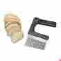 00561f Unbranded Two Stainless Steel Potato Chip Dough Vegetable Crinkle Wavy Cutter Blade Knife