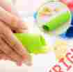 00661h Unbranded Two Piece Garlic Mincer Peeler Set New Lime Green