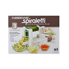 024131 Farberware Spiraletti Spiral Vegetable Slicer Spiralizer Brand New