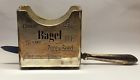 028199005453 Godinger Silver Plated Bagel Slicer And Knife With