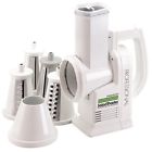02970 Shredder Slicer Professional Saladshooter White Electric Presto
