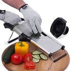 087491237559 Grocery Art Upgraded Mandoline Slicer Free Gloves And
