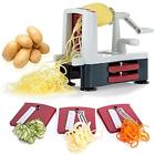 10724260841021091 Ohomr Spiral Vegetable Slicer Blades Multifunctional Handheld Veggie 6791924559081