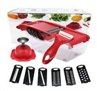 1252926-27 Unbranded Slicer Vegetable Cutter Grater Slicing Tool Interchangable Stainless Steel