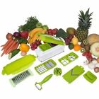 12pc-vegetable Unbranded Super 12pc Slicer Plus Vegetable Fruit Peeler Dicer Cutter Chopper Nicer Grater 700425111632