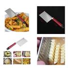 1489965421 Txin Stainless Steel Crinkle Cut Potato Chip Cutter 614019079393