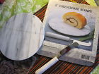 16-2805 Table Knife Jay 8 Marble " Gray Cutter Board Cheese White Slicer