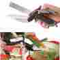 Elga-hka0241 2-in-1 Knife Cutting Board Scissors Elga Clever Cutter Smart Tool As Seen On Tv