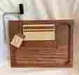 202h Prodyne Vintage New Gourmet Cheese Slicer Honey Oak W Tile Usa Made Nos