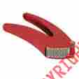 23093 Kuhn Rikon Easy-clean Garlic Press 7 Inch Green Red