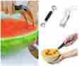 25190 Slicerguru Homegurupro Watermelon Cutter Slicer Knife Scoop Server Melon Butter Fruits Salads Ice Cream 0761873125190