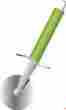 2668 Sassafras Pizza Cutters W Green Handle Cutter New 22561266800 022561266800