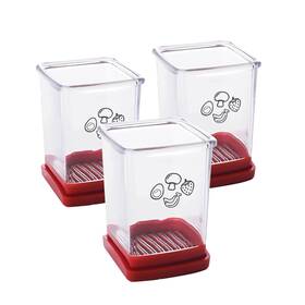 B0cnvfmlp1 365home Fruit Cutter Chopper Strawberry Grape Banana Mushroom Slicer Easy Cup Desig