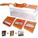 3902457 Homenative Mandoline Slicer 4 Blades Vegetable Cutter Peeler Grater Kitchen Home Native New