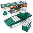 4335496373 Green Apron Mandoline Slicer Interchangeable Blades Include Vegetable Grater
