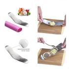 4335508715 Stainless Steel Garlic Press Mincer With Bonus Food Grade Silicone