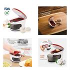 4336058279 Quqiyso Mini Garlic Press Kitchen Stainless Steel Blades 747742119750