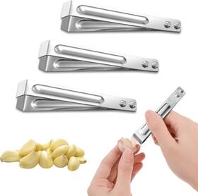Lkt0cccrc 583100 1 3pcs Garlic Peeler Stainless Steel Peeling Clips And Tweezers Sk