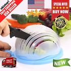 600152813161 Unbranded Speed Quick Chop Safe Bowl Fresh Salad