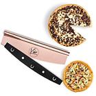 655881309409 Kaio Pizza Cutter Slicer Cm Elegant Glossy Copper