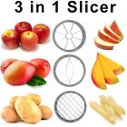 691335252464 In Handle Push Cutter Mango Apple Slicer Corer