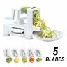 6ppzmjvukh Flamen Spiral Vegetable Shredder Slicer Spiralizer Pasta Maker Fruit Chopper