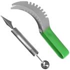 707516233235 Watermelon Slicer Stainless Steel Cutter Corer Server With