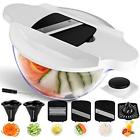 748476136983 Cheese Tools Mandoline Slicer Spiralizer Vegetable Bowl