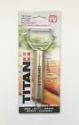 752356804862 Titan Peeler Peel Slice Grate Shave Garnish As Seen On Tv 100 Stainless