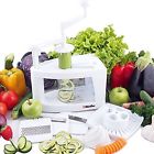791435170078 Mueller 4 Blade Spiralizer 8 Into 1 Spiral Slicer Heavy Duty Vegetable Pasta Maker Kit