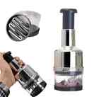 791658041490 Unbranded Black Pressing Kitchen Stainless Vegetable Garlic Onion