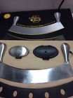 798304413366 The Bold Bee Mezzaluna Knife Pizza Cutter Stainless