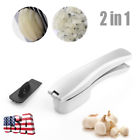 800000303633 Unbranded Kitchen Stainless Steel Garlic Press Mincer Crusher