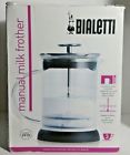 8006363005579 Bialetti Manual Milk Frother Coffee Espresso Glass Pump