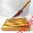 8170736-v Deglon Bread Sandwich Ss Blade Cutter W Crunch Catcher Bamboo Base Kitchen New 3118580817363
