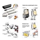 86205 Luokagee Garlic Press And Peeler Set Stainless Steel 657390979043