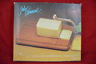 9500 Julie Pomerantz Vintage Teakwood Cheese Board Brass Slicer Box