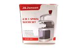 9982714647010 Jonson Ultimate Mandolines Slicers Vegetable Spiralizer Set Easy