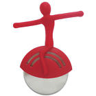 A218 Antevanilla Acrobat Pizza Cutter New Red Unicycle Circus Dishwasher Safe