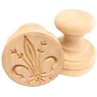 A4982278 Lily Pasta Molds Stamps Corzetti Stamp Brown 803118822782