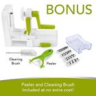 A55788 Tesori Kitchen Spiralizer Blades Foldable Design Free Bonus 829376816813