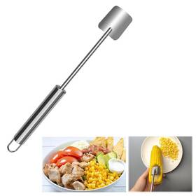 Achnau 727431687548 Corn Peeler For On The Cob Long Handle Stainless Steel Stripper