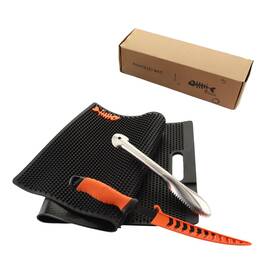 888225370 Afeisol 32 Inch Non Slip Fish Fillet Mat With Knife And Scaler Heavy Duty Rollable
