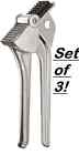 Agp-75-3 Adcraft 3 Garlic Presses Die-cast