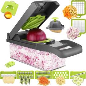 Ahczddk 744110747386 Vegetable Chopper - Time-and Labor-saving Food Pro Onion Chop