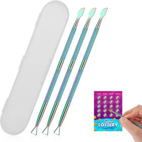 Luhy6qkn Ahqizfx 595042 1 3pcs Metal Lottery Ticket Scratcher Tool Scratch Off Multi-use Scraper