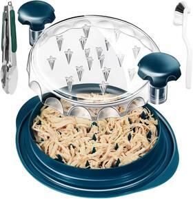 Prosh2023 Aimay Joy Chicken Shredder 10.8 Inch Transparent Lid Breast Tool Twist Chicke