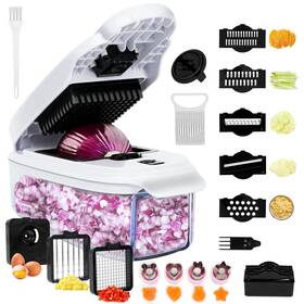 Hf5-01 Aishujie Vegetable Dicer With Commercial Concavo-convex Occlusion Blades For Kids Bent