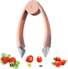 Aiyoume 445047098031 Strawberry Huller Stem Remover Tomato Corer Potato Tweezers Carrot Cutter Pineap